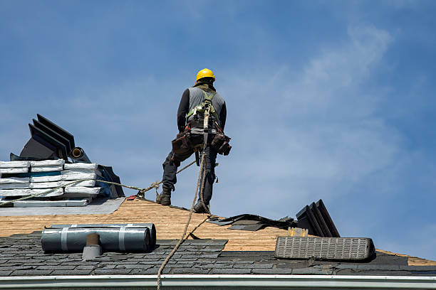 Professional Metal Roofing technician working in Burlingham, NY